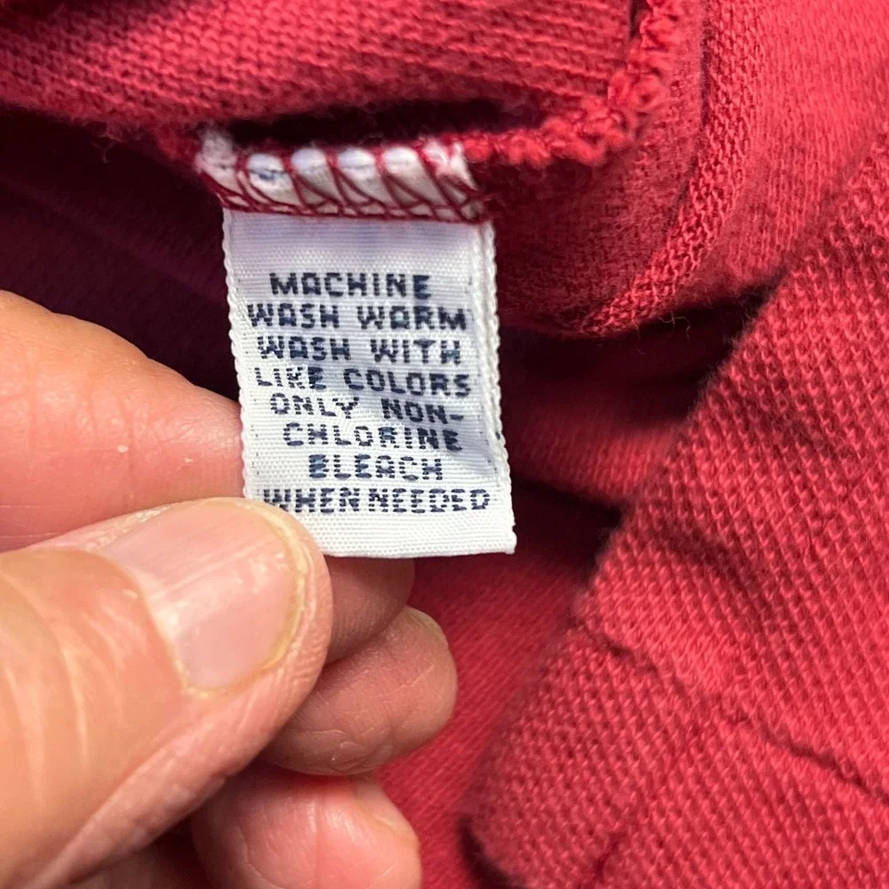 Polo Ralph Lauren Shirt  Mens Medium Red Pique Short Sleeve Pony Logo Cotton